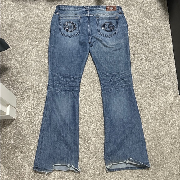 Vintage Guess Premium Flared Jeans 2000s - Picture 8 of 9